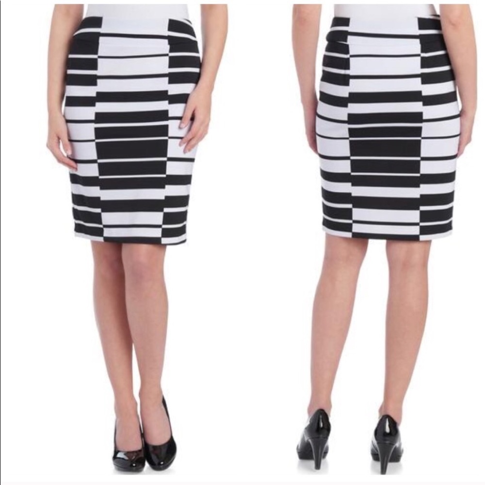 Piano Key Pencil Skirt